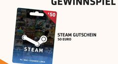 Gewinne einen Steam Gutschein im Wert von 50 Euro!