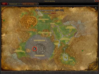 Eingang zur Dungeon: Auchenaikrypta - The Burning Crusade - Screenshot
