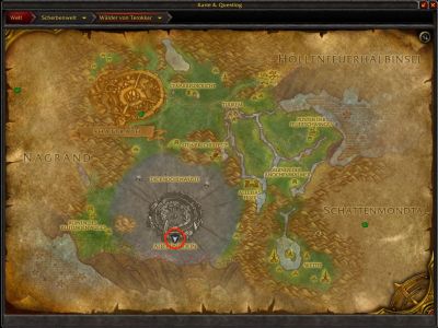 Eingang zur Dungeon: Schattenlabyrinth - The Burning Crusade - Screenshot
