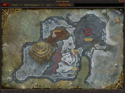 Eingang zur Dungeon: Thron der Gezeiten - WoW: Cataclysm - Screenshot