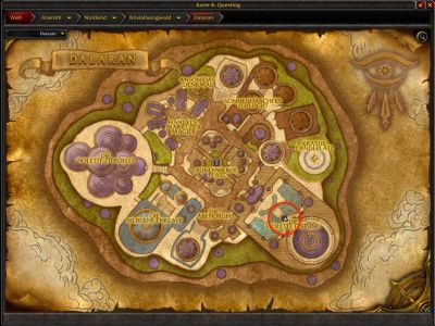 Eingang zur Dungeon: Violette Festung - WoW WotLK - Screenshot