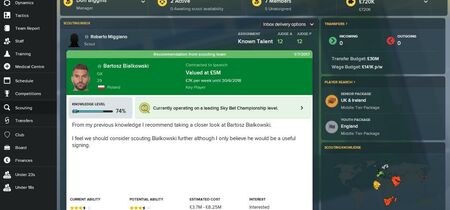 Football Manager 2018 Screenshot